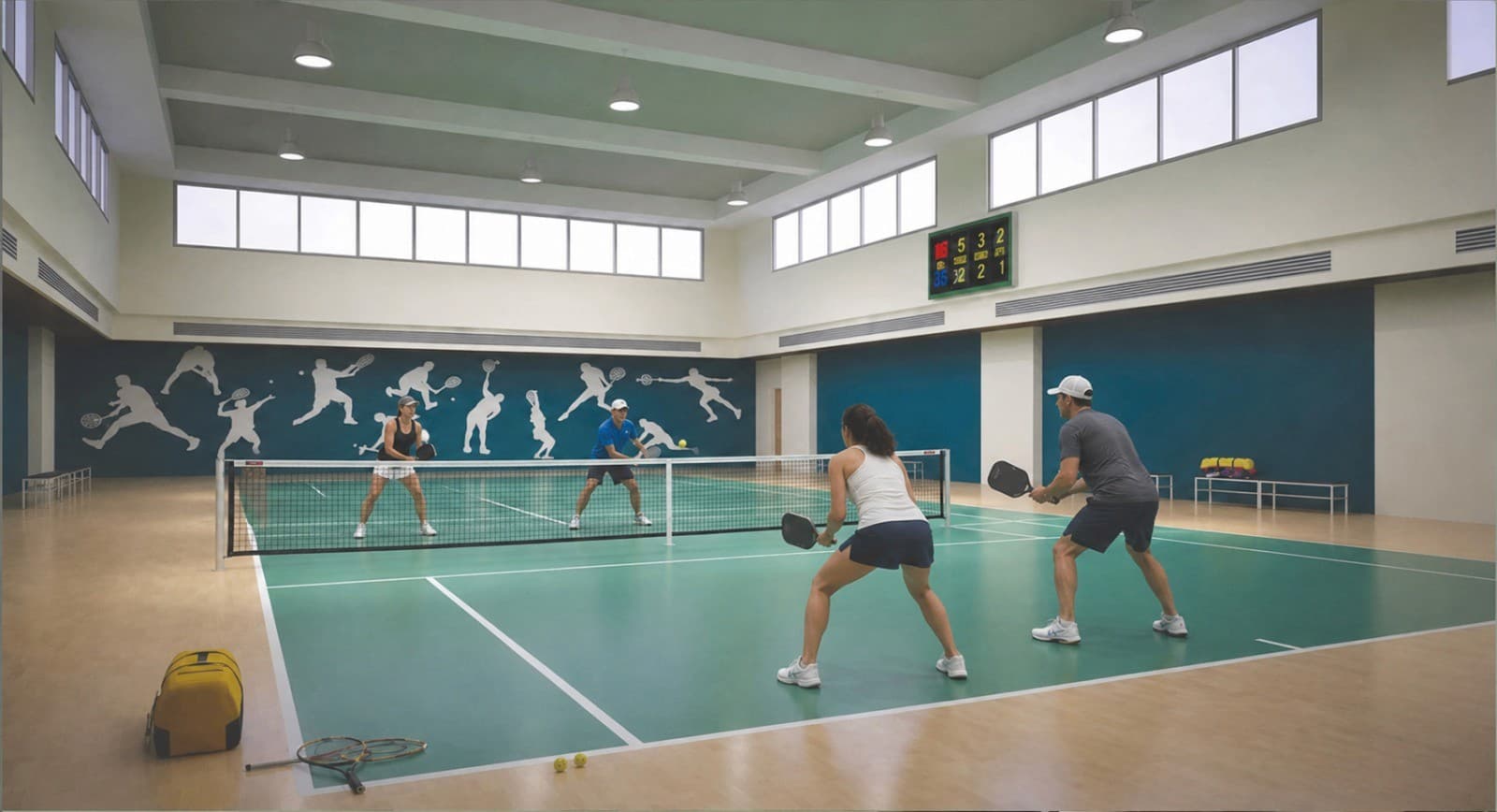 The Yard — indoor badminton courts